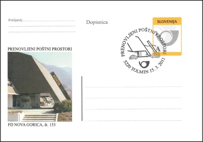 PRENOVLJENI POŠTNI PROSTORI POŠTE 5220 TOLMIN